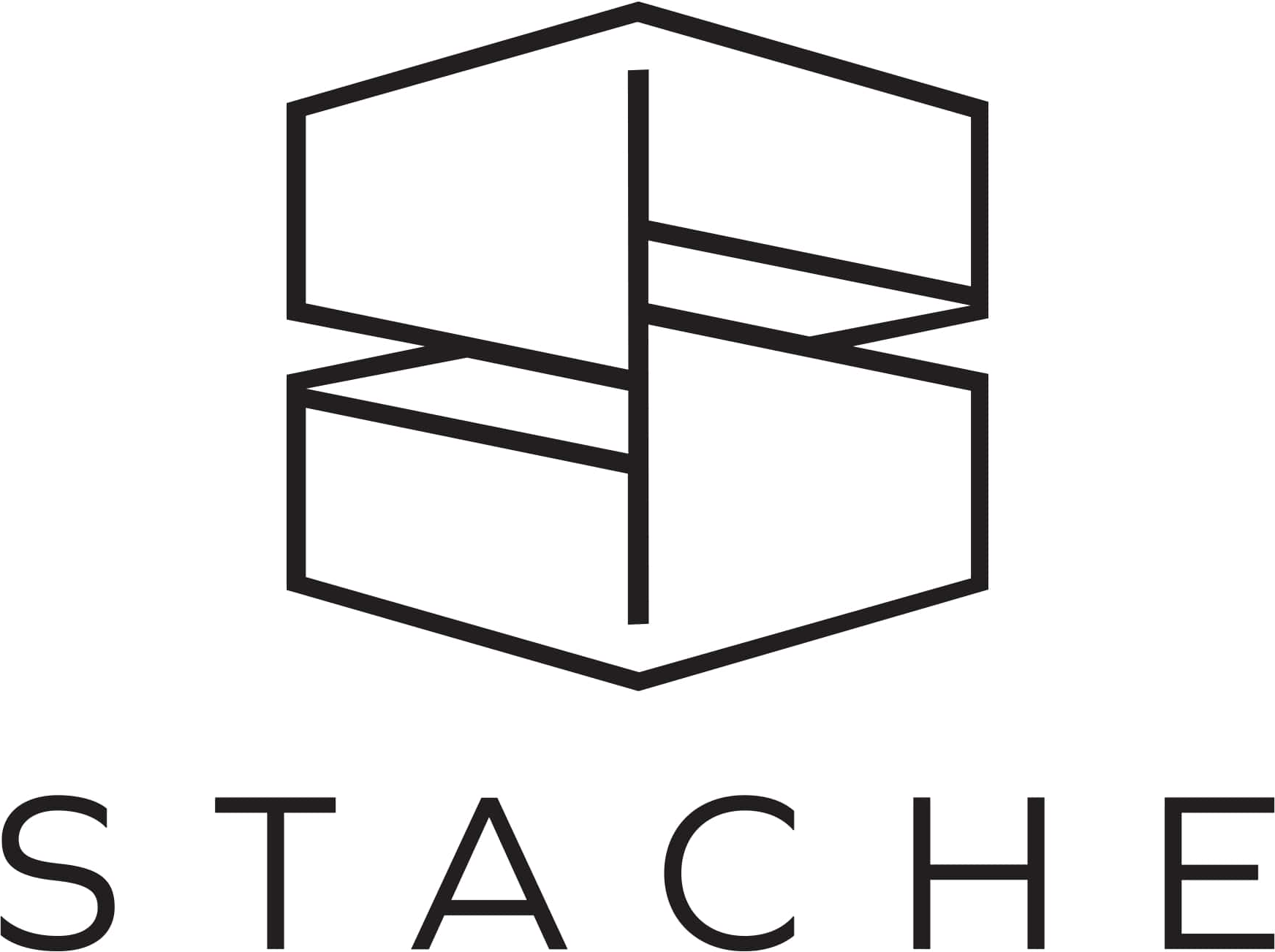 Stache Products glass brand logo